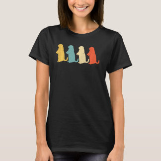 Prairie Dog Vintag Retro Rodent Animal Lover 60er T-Shirt