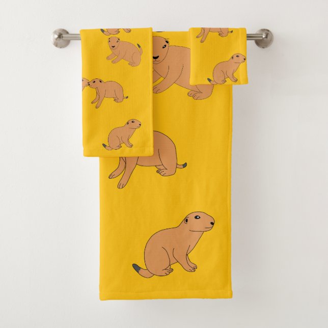 Prairie Dogs Badhandtuch Set (Insitu)