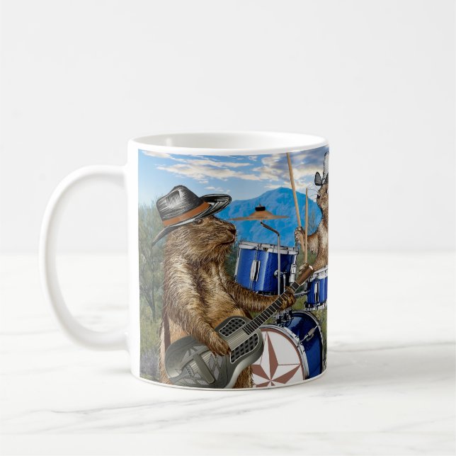 Prairie Dogs Band Kaffeetasse (Links)