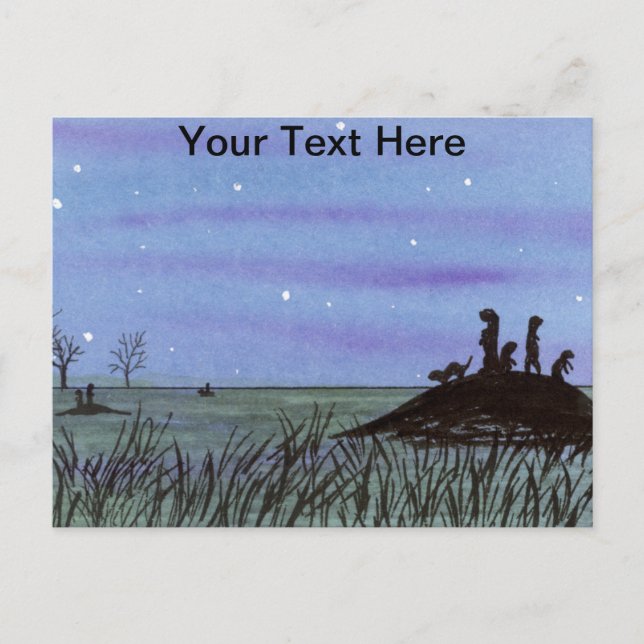 Prairie Dogs Postkarte (Vorderseite)