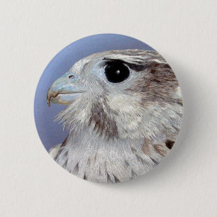 Prairie Falcon Button