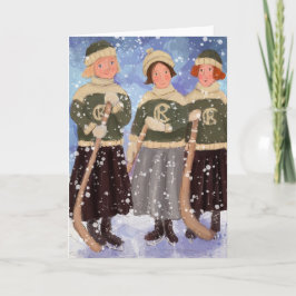 Prairie Girls of Winter, Circa 1925 Dankeskarte