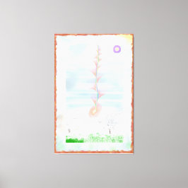 Prairie Rose Impressionist Art Leinwanddruck