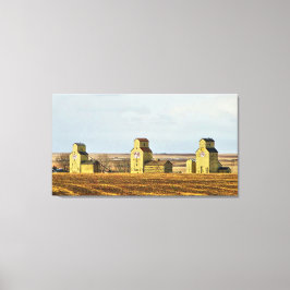 Prairie Sentinels Mossleigh Alberta Canvas Print Leinwanddruck