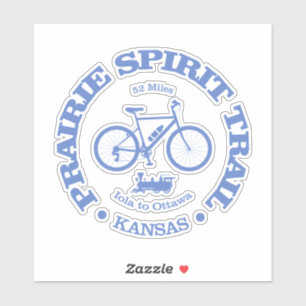 Prairie Spirit Trail (Radfahren) Aufkleber