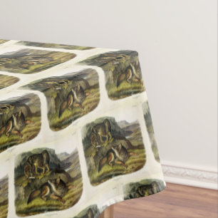 Prairie Wolf (Coyote) von Audubons Quadrupeds Tischdecke