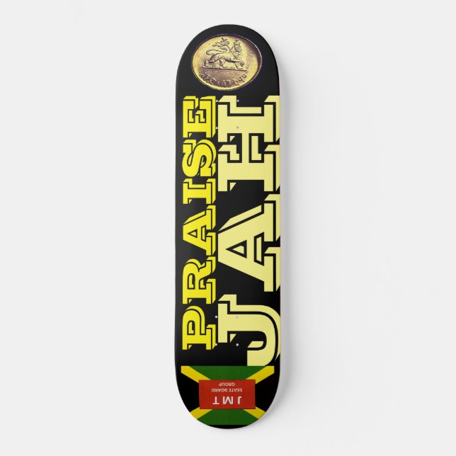 PRAISE JAH Skateboard (Vorderseite)