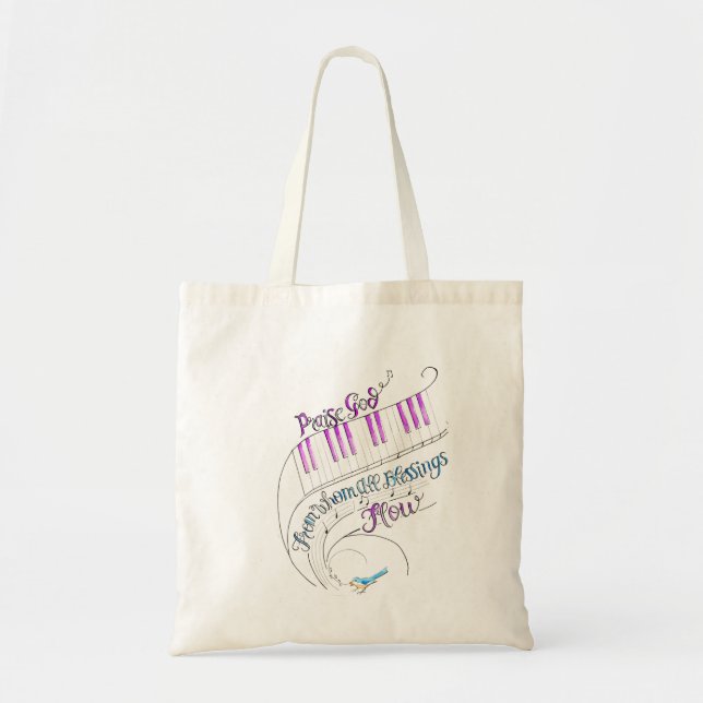 Praise Music Tote  Tragetasche (Vorne)