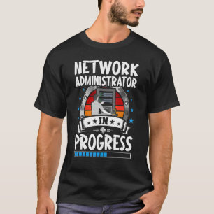 Praktikant im Netzwerk T-Shirt