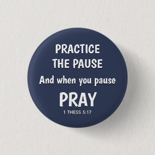 PRAKTISCH DER PAUSE Beten Christlich Inspiration Button