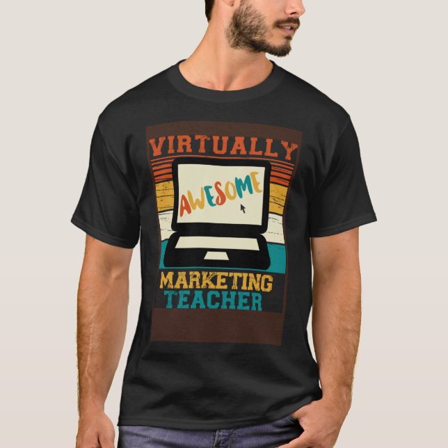 Praktisch Phantastischer Marketing Lehrer Retro Me T-Shirt (Vorderseite)