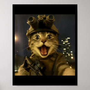 Praktische Katzen-Meme Poster