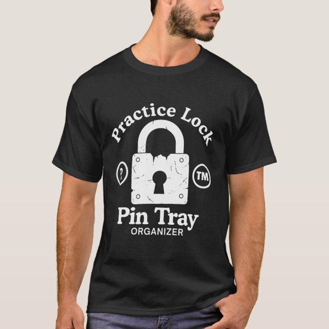 Praktische Lock-Pin-Tablett-Organizer T-Shirt (Vorderseite)