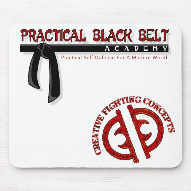 Praktischer Black Belt/FCKW-Mousepad Mousepad (Vorne)