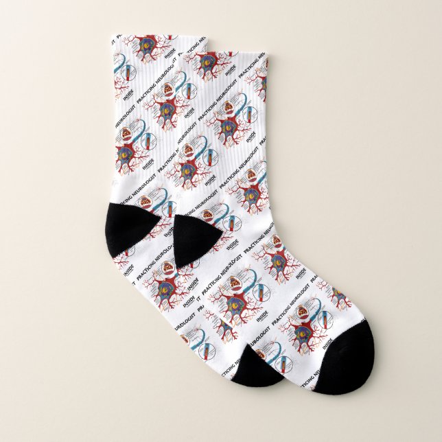 Praktizierende Neurologe Inside Neuron Synapse Socken (Paar)