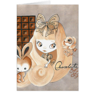 Praline und Häschen und Mädchen