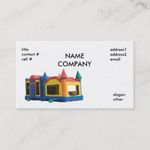 prallen Sie Hausmiete, NAMECOMPANY, titlecontact… Visitenkarte