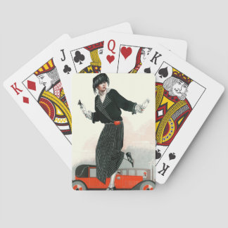 Prallplatte und Roadster Spielkarten