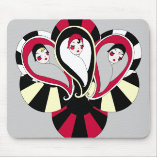Prallplatten-Paisley-Kunst-Deko inspiriertes Mousepad