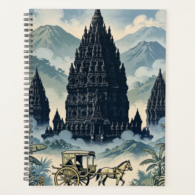 Prambanan Hindu-Tempel Java Indonesien Planer (Vorderseite)