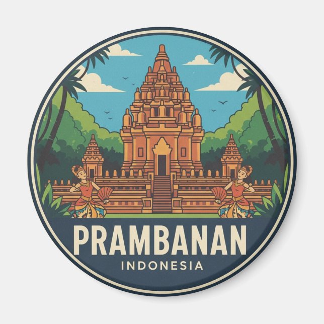 Prambanan Temple Indonesia UNESCO Magnet (Vorne)