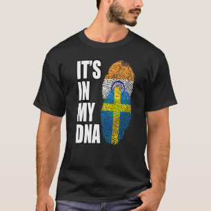 Prämie für das indische und schwedische Misch-DNA- T-Shirt
