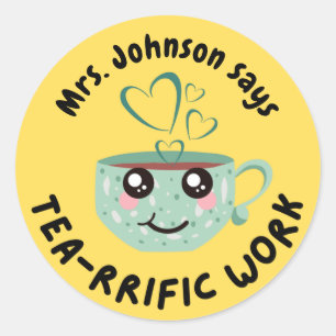 Prämie für Niedliche Arbeitsstunden Runder Aufkleber