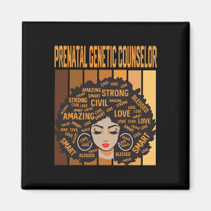 Pränataler Genetischer Berater Black History Month Magnet
