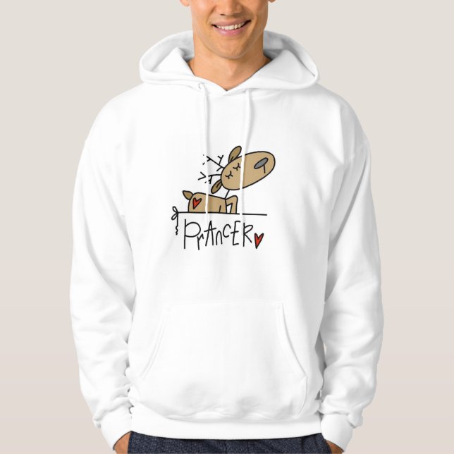 Prancer Ren-T-Shirts und Geschenke Hoodie (Vorderseite)