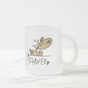 Prancer Ren-T-Shirts und Geschenke Mattglastasse
