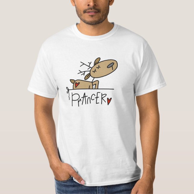 Prancer Ren-WeihnachtsT - Shirts und -geschenke (Vorderseite)