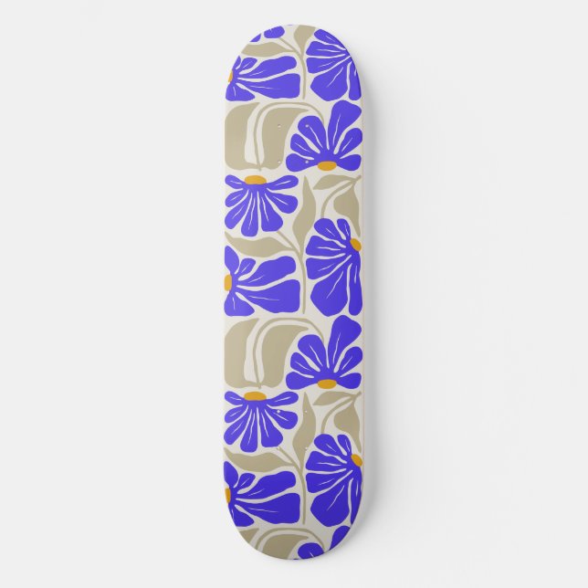 Prancha Skate Flower Skateboard (Vorderseite)