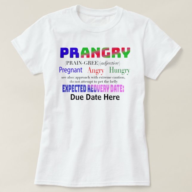 PRANGRY Definition Shirt (Personalizable) (Design vorne)