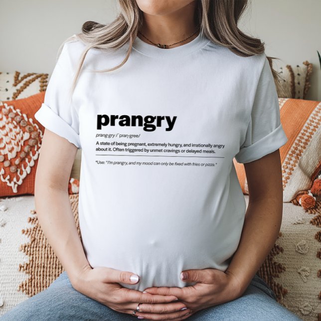 Prangry Maternity Shirt Funny Gift (Von Creator hochgeladen)