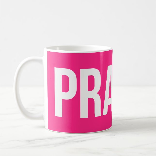 Prangy rosa Tasse (Links)