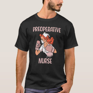 Präoperative Krankenschwester Boxhandschuhe Kämpfe T-Shirt