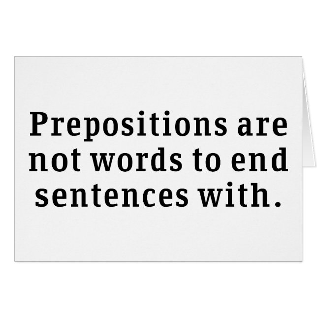 Präpositionen (Vorderseite (Horizontal))