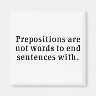 Präpositionen Magnet