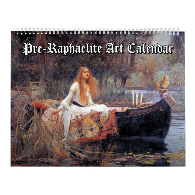 Präraffaelitische Kunst Kalender (Titelbild)