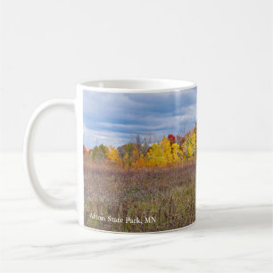 Prärie-Landschaft im Herbst im Park von afton Staa Kaffeetasse