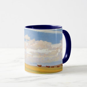 Prärie nach dem Sturm von Maynard Dixon, Vintage A Tasse