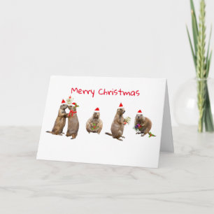 Prärie-Weihnachten Feiertagskarte
