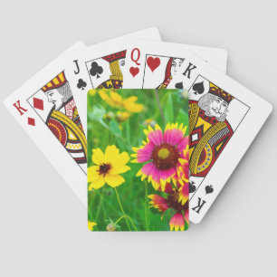 Prärie-Wildblumen im Hill Country Spielkarten