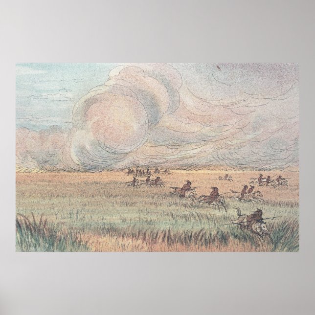 Prärieffeuer von Missouri Poster (Vorne)