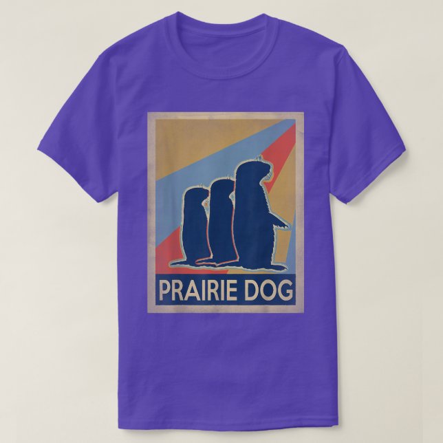 Präriehund im Vintagen Stil  T-Shirt (Design vorne)