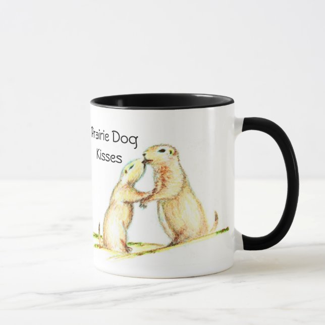 Präriehund-Küsse Tasse (Rechts)