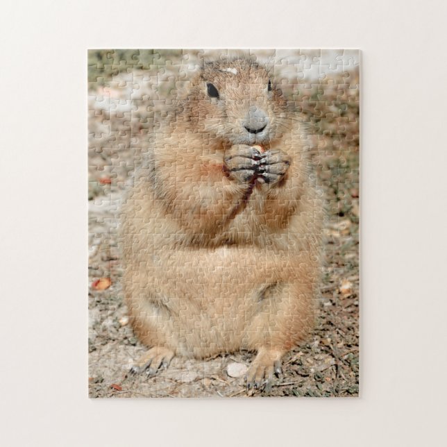 Präriehund-Snacking-Rätsel Puzzle (Vertikal)