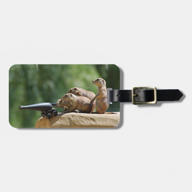 Präriehund-Soldat-Gepäckanhänger Gepäckanhänger (Vorderseite horizontal)