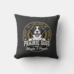 Präriehunde Vielleicht 3 Personen Design Kissen