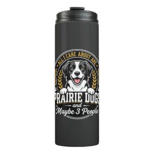 Präriehunde Vielleicht 3 Personen Design Thermosbecher